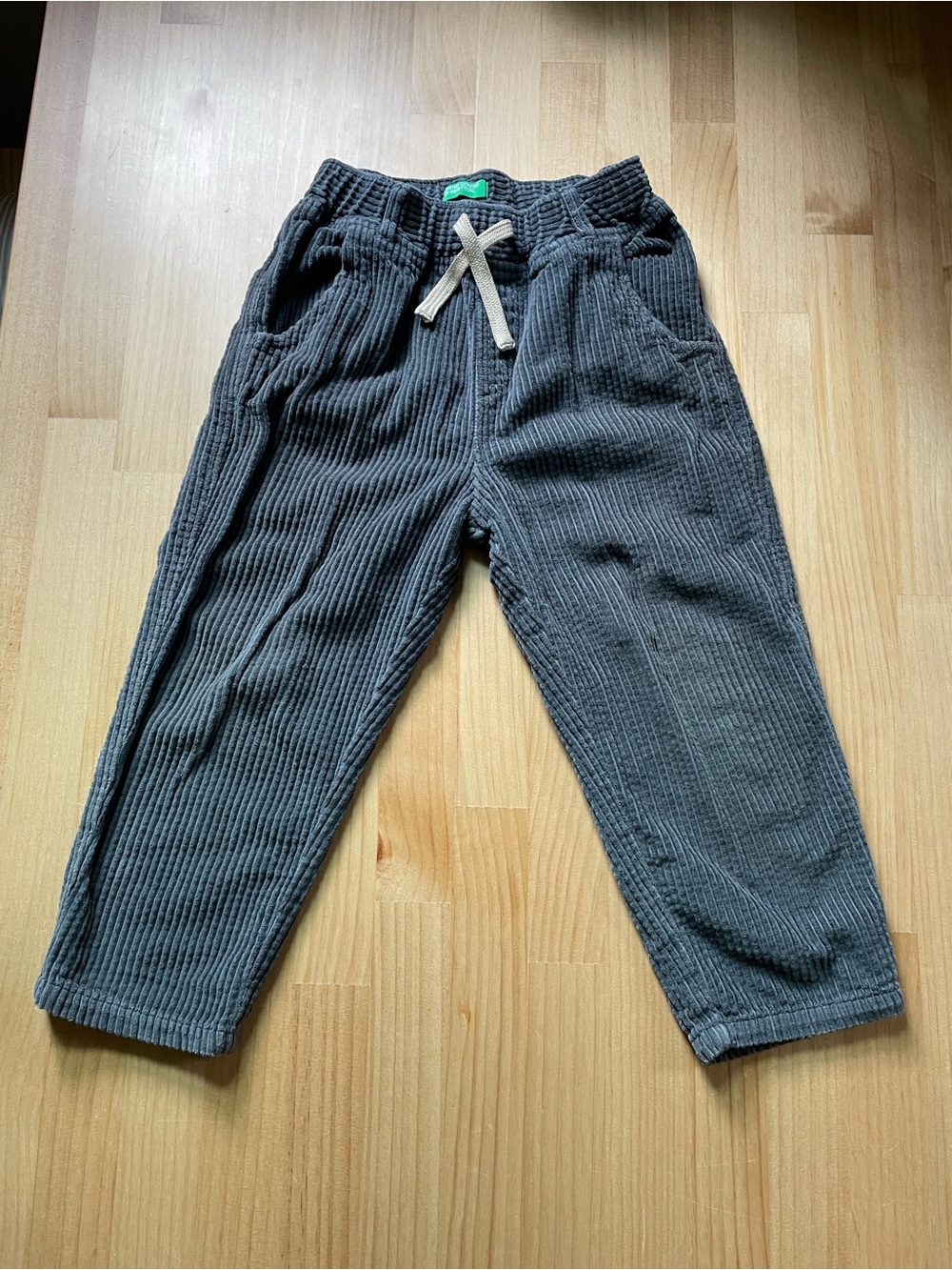 United Colors Of Benetton Kids Corduroy Gray pants